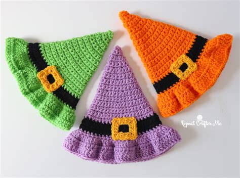 Basic crochet witch hat